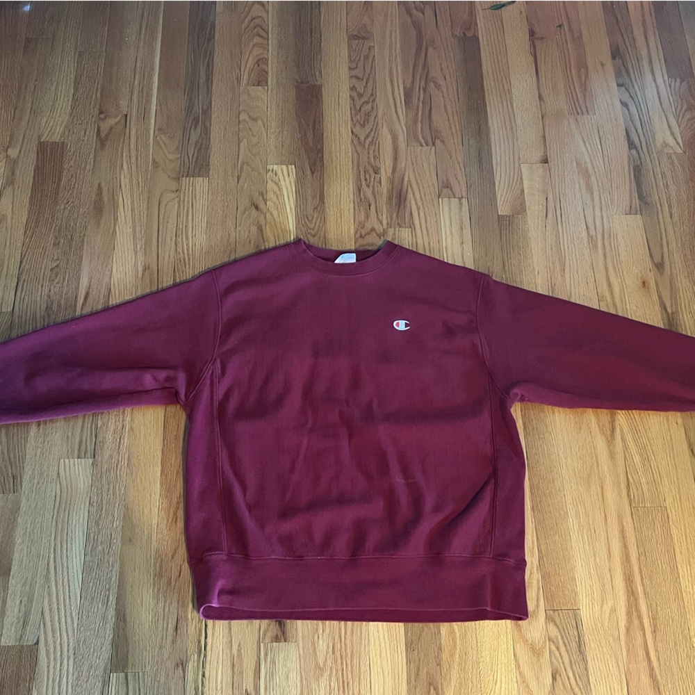 Champion Burgundy Crewneck Sweatshirt